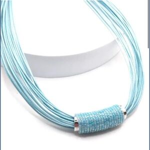 Tranquil Thread - Blue Necklace